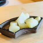 鮨 三心 - 高知の粒生姜。美味しい！