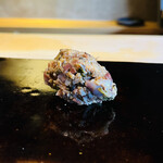 鮨 三心 - 子持ちヤリイカ印籠詰。新しい食感とイカの旨味が弾けます！