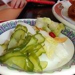 中華菜館しま - ぬか漬けと浅漬け混合