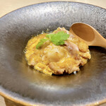 比内地鶏串 Sot l'y laisse - 親子丼