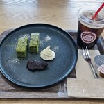 オールカフェ×タニタカフェ - ガトーショコラとアイスコーヒー