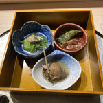 Tempura Ginza Yokota - 前菜