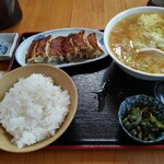 そば処 遠藤 - 餃子ランチ