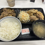 Yoshinoya Ichiyonichigosen Sakudaira Ten - 牛肉丼炸雞定食