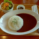 ジャム&カフェ きずな - 料理写真:カレー サラダ付き (税込)500円 (2023.06.01)