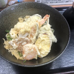 升庵 - 料理写真:天ぷらぶっかけ蕎麦