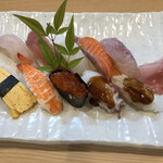 裕寿司 - 新鮮なネタを丁寧に握っていただいて、大満足なランチでした。