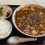 中華厨房たな華 - 麻婆ラーメン定食（大辛）