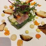 アトールテラスカモガワ - テリーヌはともかくアワビがうまかった