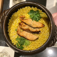 日本料理 晴山 - ・トキシラズととうもろこしの炊き込みご飯