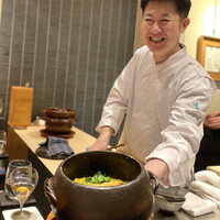 日本料理 晴山 - 笑顔の山本氏。