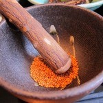 ががちゃ屋 - 金胡麻が旨いです。