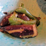 ががちゃ屋 - 茄子のピリ辛みそ