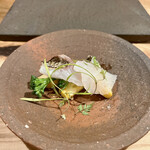 とんかつ 乃ぐち - 淡路産 真鯛のカルパッチョ