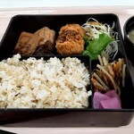 練馬区職員レストラン Ra dish - 満足弁当　玄米大盛で（R5.4）