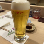 うを徳 - 生ビールジョッキ　880円