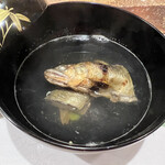 うを徳 - 初物の鮎の吸物