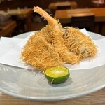 Washoku Kizuna - 海老と野菜の湯葉フライ