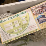 道の駅 七城メロンドーム - ２つで3800円。安い！