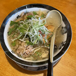 麺屋 花蔵 - 鶏ごぼうラーメン　塩