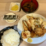 Nishiki - アジミックス定食950円大盛＋50円