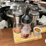 ステーキライスの店 センタービーフ - 卓上