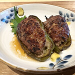 emma. - ピーマンの肉詰め照り焼き