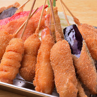 [Excellent cost performance!! All-you-can-eat kushikatsu]