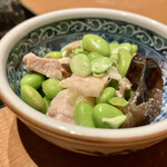 新横浜大酒場 - 「お通し〈枝豆サラダ〉（税込￥329）」