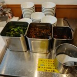 横浜家系ラーメン 大輝家 - ライス用トッピングは全て無料