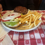 バブルオーバー - ハンバーガーセット