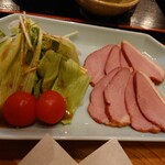 葉山 - 鴨の燻製(ロース)。これは普通でした