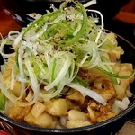 俺の中華たなか家 - 「背脂飯」をアップでパチリ♯