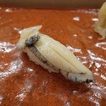 伊勢鮨 - 九貫目　あわび　小樽