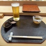 伊勢鮨 - ビールはサッポロクラッシック