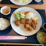 レストラン くるみ - から揚げ定食