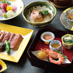 Nihon Ryouri Sazanka - 料理長特選会席（和牛サーロイン）