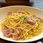 Kirinshithipurasu - スパゲティソーセージのペペロンチーノ