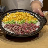 肉割烹ふたご 北新地店 - 玉蜀黍ご飯