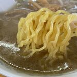 かつ平 - 麺のアップ