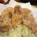 やき鳥 宮川 - 唐揚げのアップ