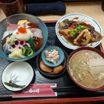 富士寿司 - 海の極身膳1728円