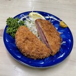 市民酒蔵諸星 - ハムカツ