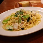 Taberuna Kinta - 日替わりパスタ:真鯛と小松菜のオイルソース