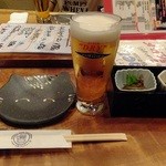 Shichirin Yaki Osakana Kuwaeta Doraneko - ６周年特別価格スーパードライ　エクストラコールド：210円(通常480円)