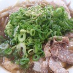 萬福 - 8月13日Aセットの醤油ラーメン並