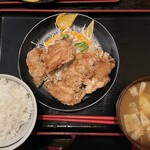 もり達 - もも鶏唐 5個　ご飯大　味噌汁大