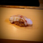 鮨駒 - ノドグロ皮目炙り