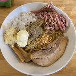 煮干らーめん 川むら - まぜそば(300g+ニンニク+マヨ) 950円