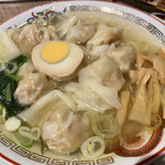 広州市場 - 夕食雲呑麺(塩)